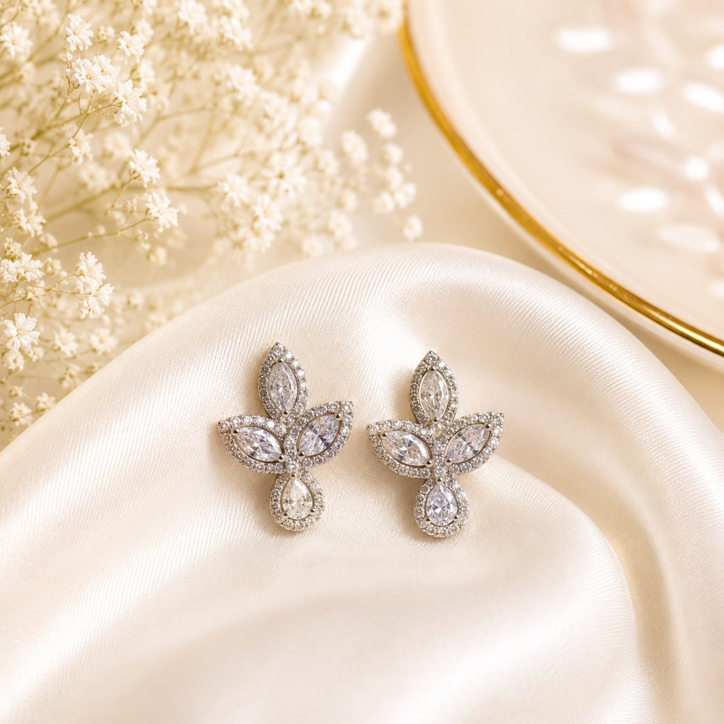 Vaerika Crystal Bloom Earrings