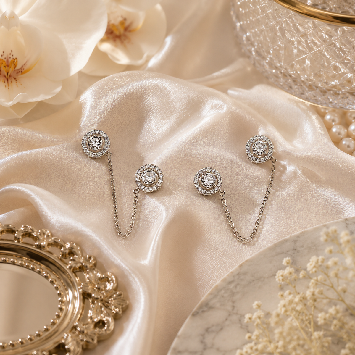 Tavira Chain Luxe Earrings