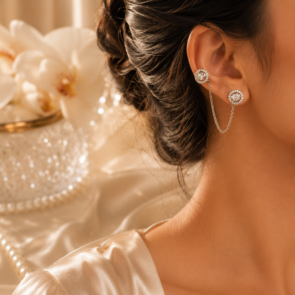 Tavira Chain Luxe Earrings