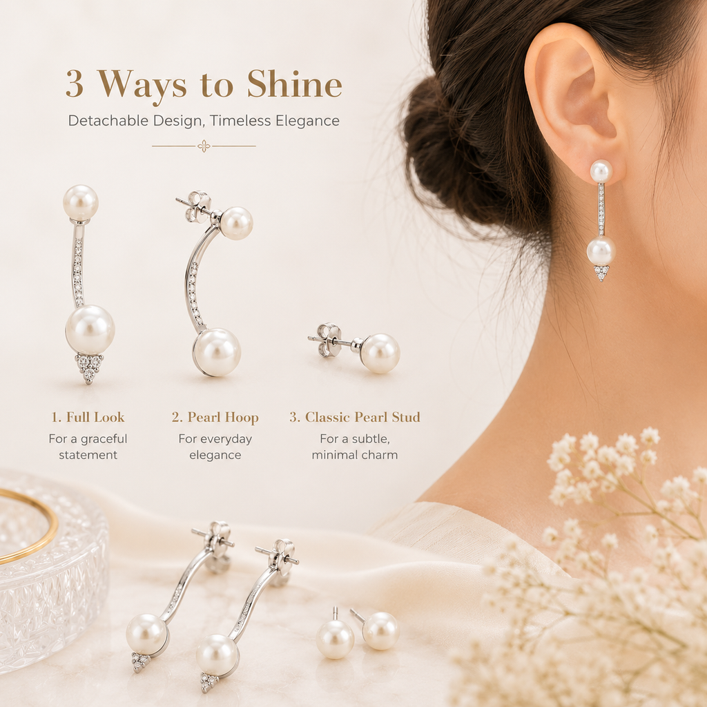 Anvita Pearl Duo Earrings