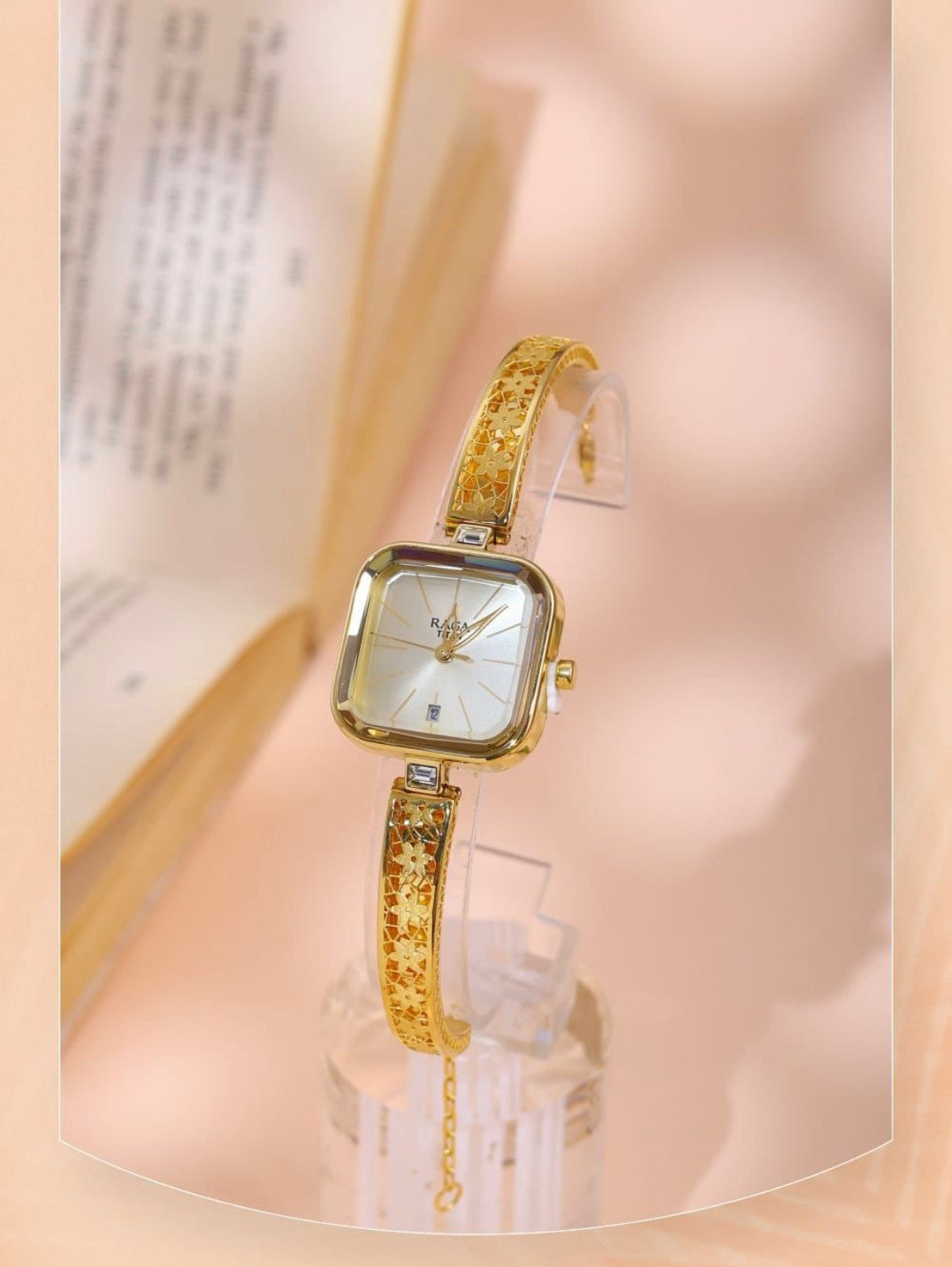 Varnika Gold Bracelet Watch