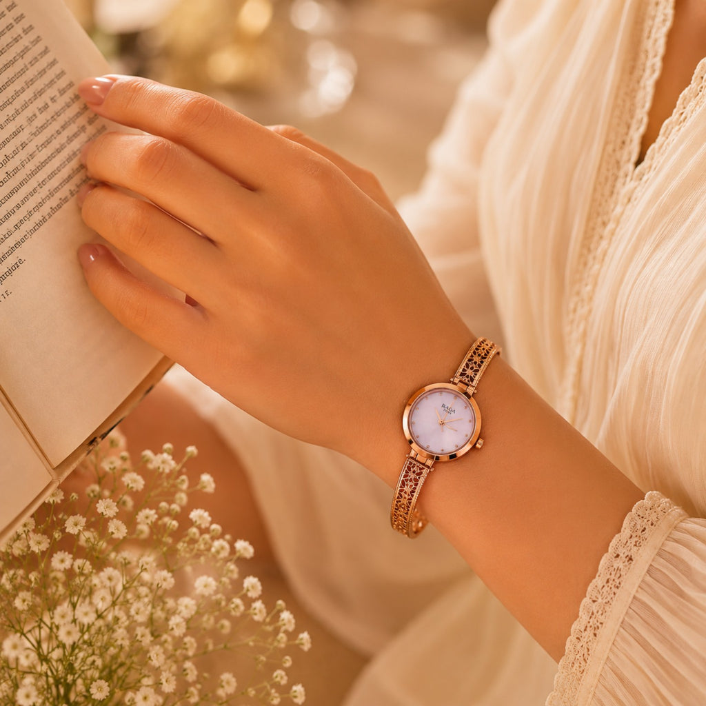 Avenya Rose Gold Watch