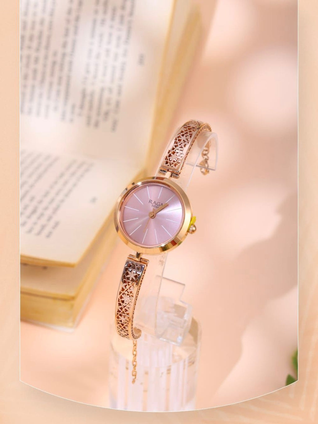 Elara Blush Gold Watch