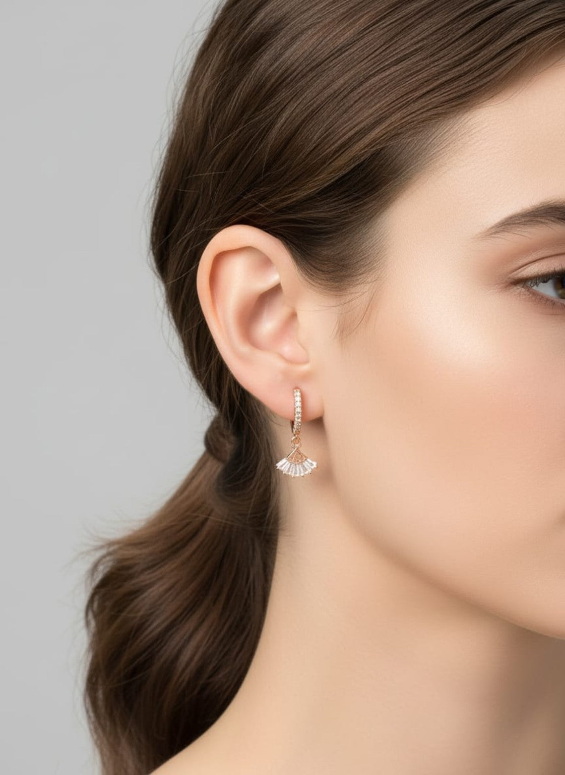 Rosé Fanette Drop Earrings