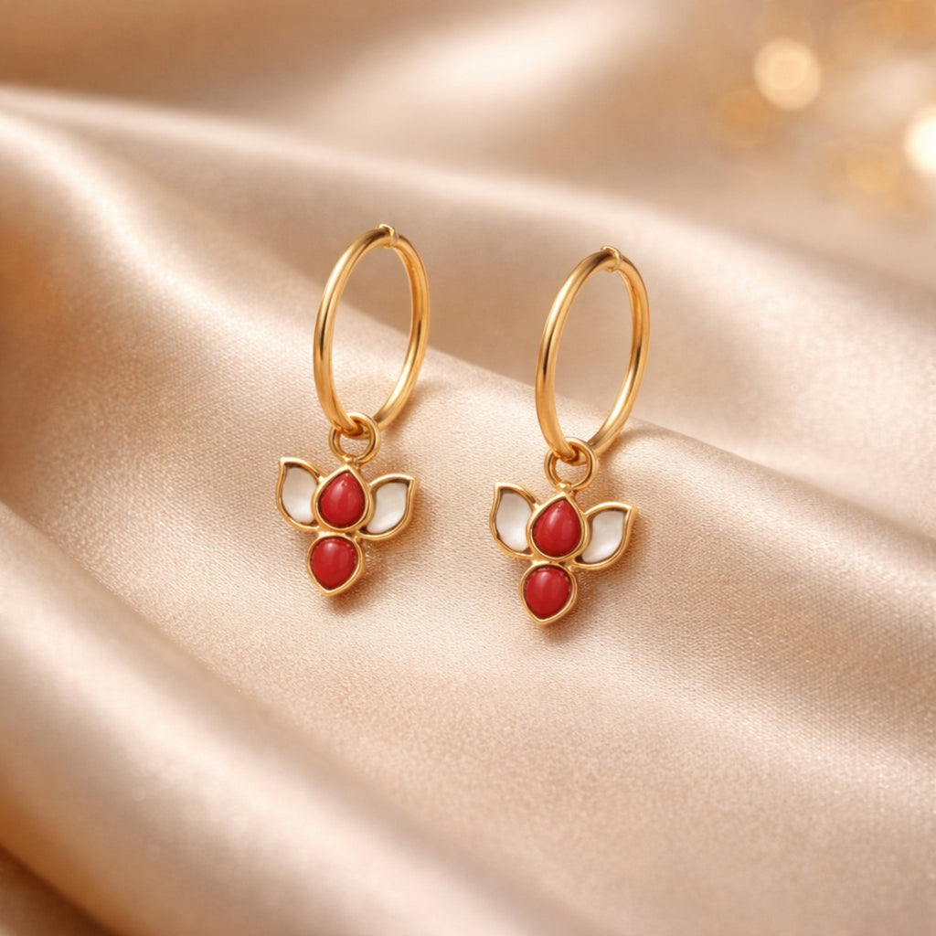 Scarlet Lotus Hoop