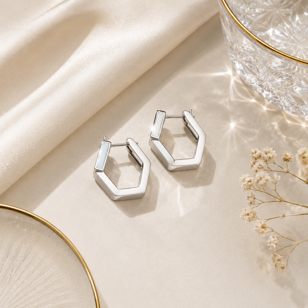 Celeste Hexa Hoops