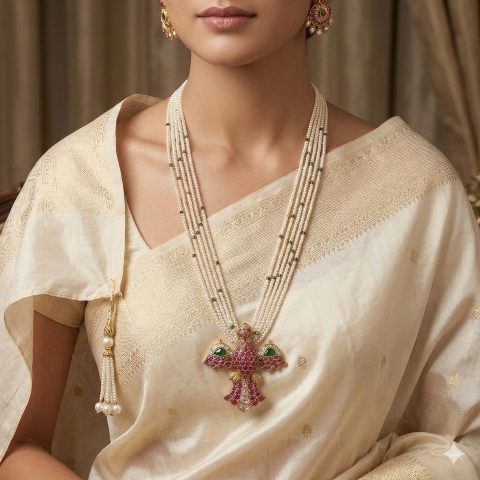 Ruby Emerald Eagle Pearl Haar