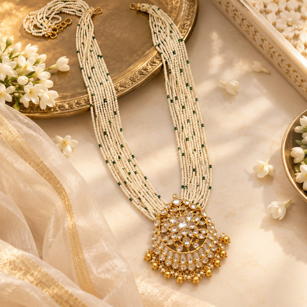 Chandrika Polki Statement Pendant