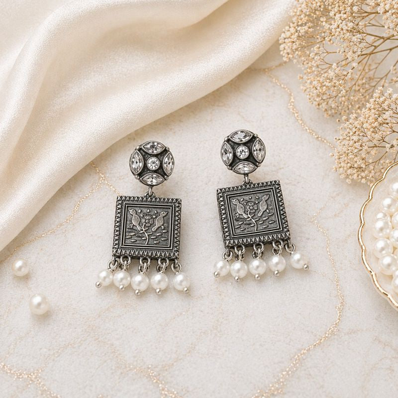 Nakshatra Pearl Jhumkas