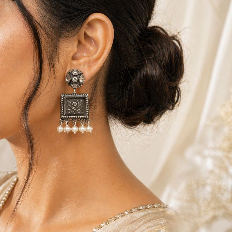 Nakshatra Pearl Jhumkas
