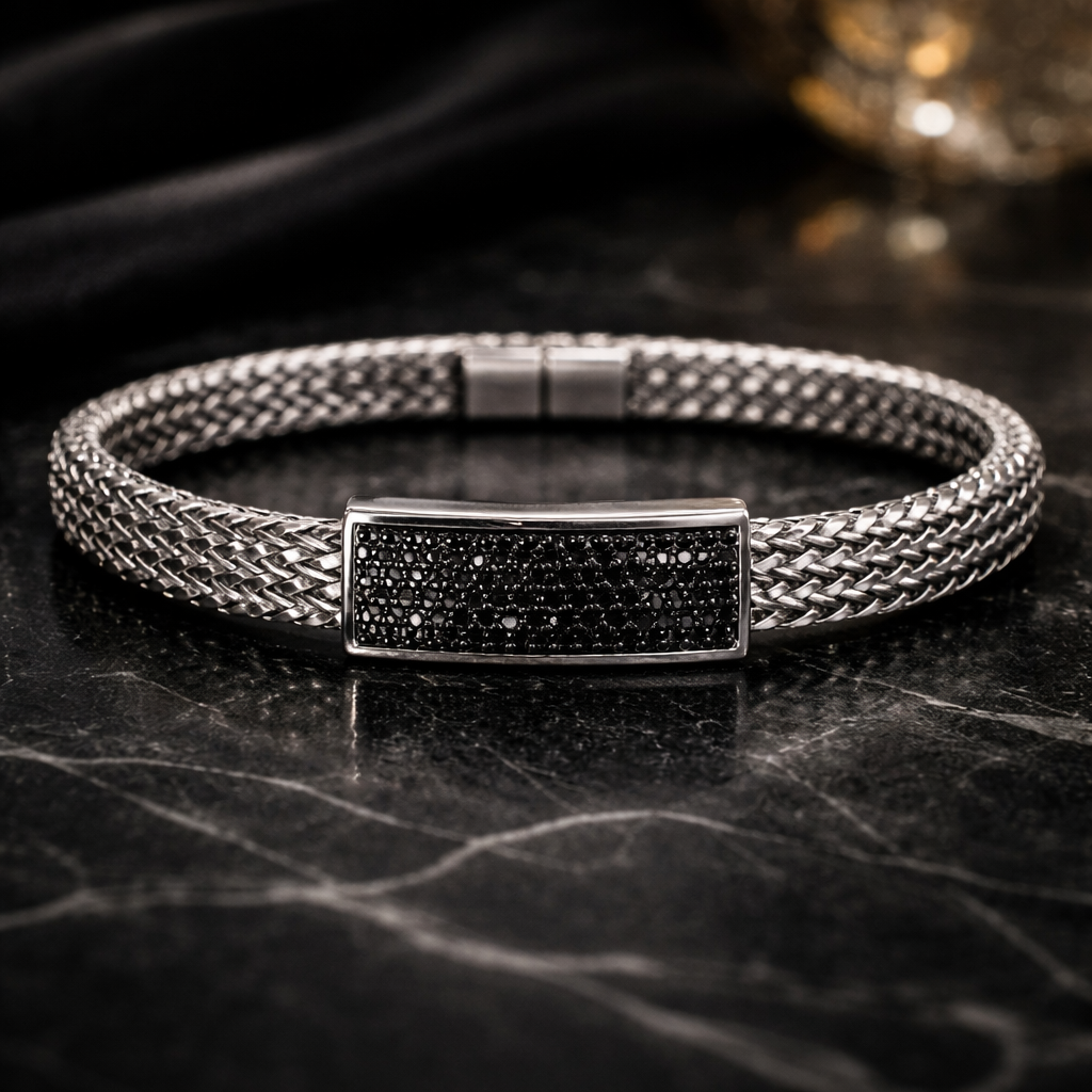 Midnight Luxe Mesh Kada
