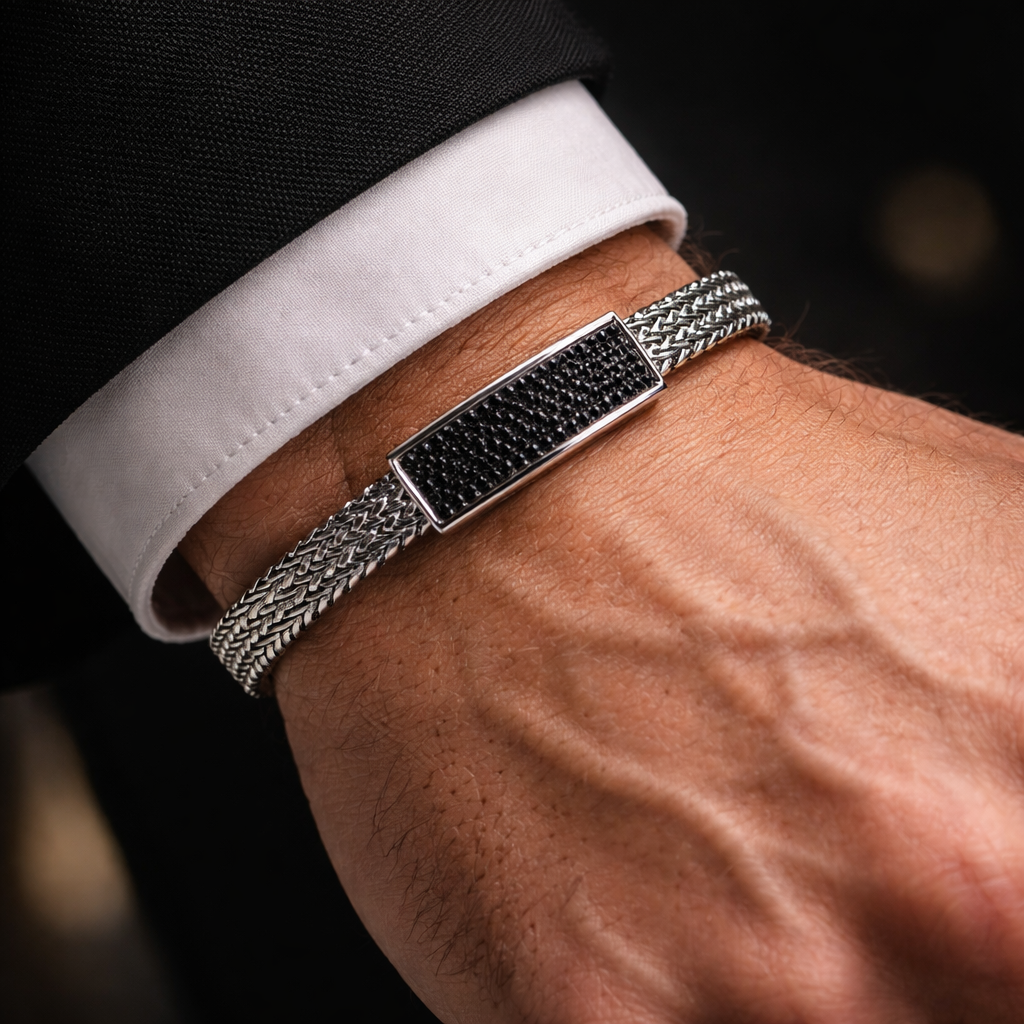 Midnight Luxe Mesh Kada