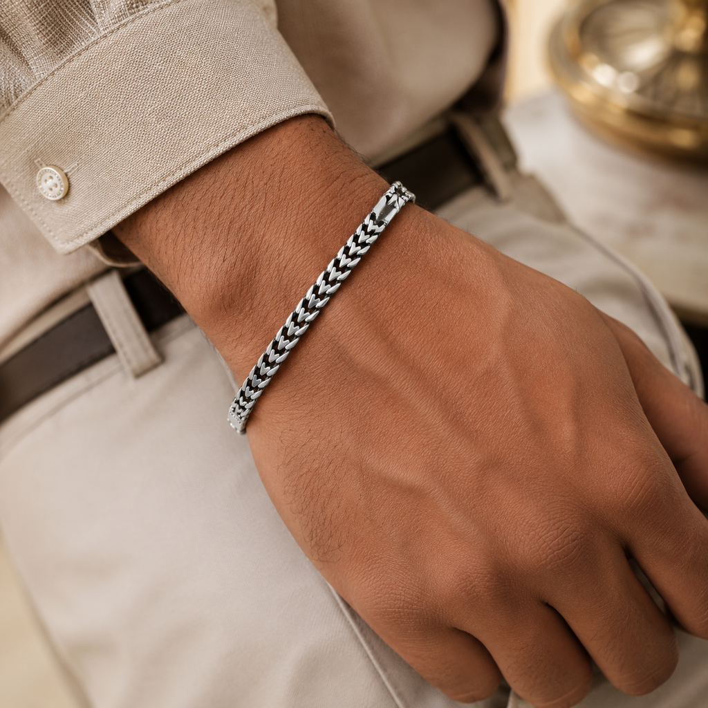 Regal Chevron Men's Bracelet