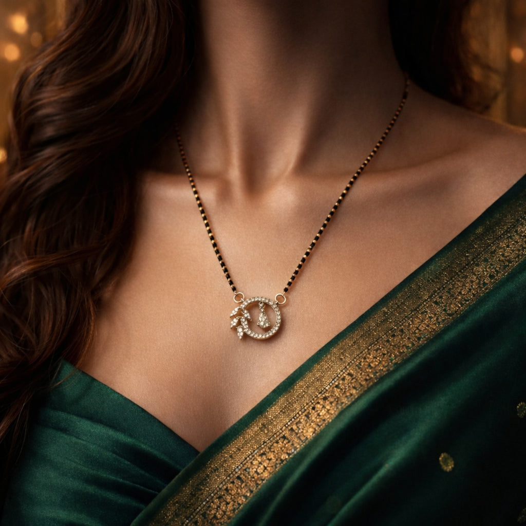 Moonleaf Mangalsutra Pendant
