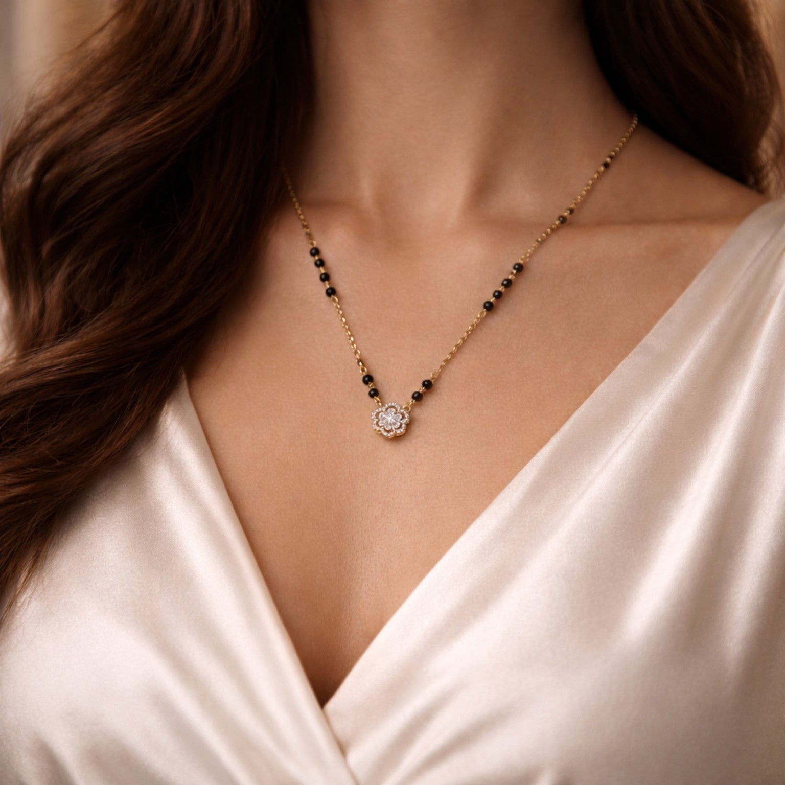 Floral Spark Mangalsutra