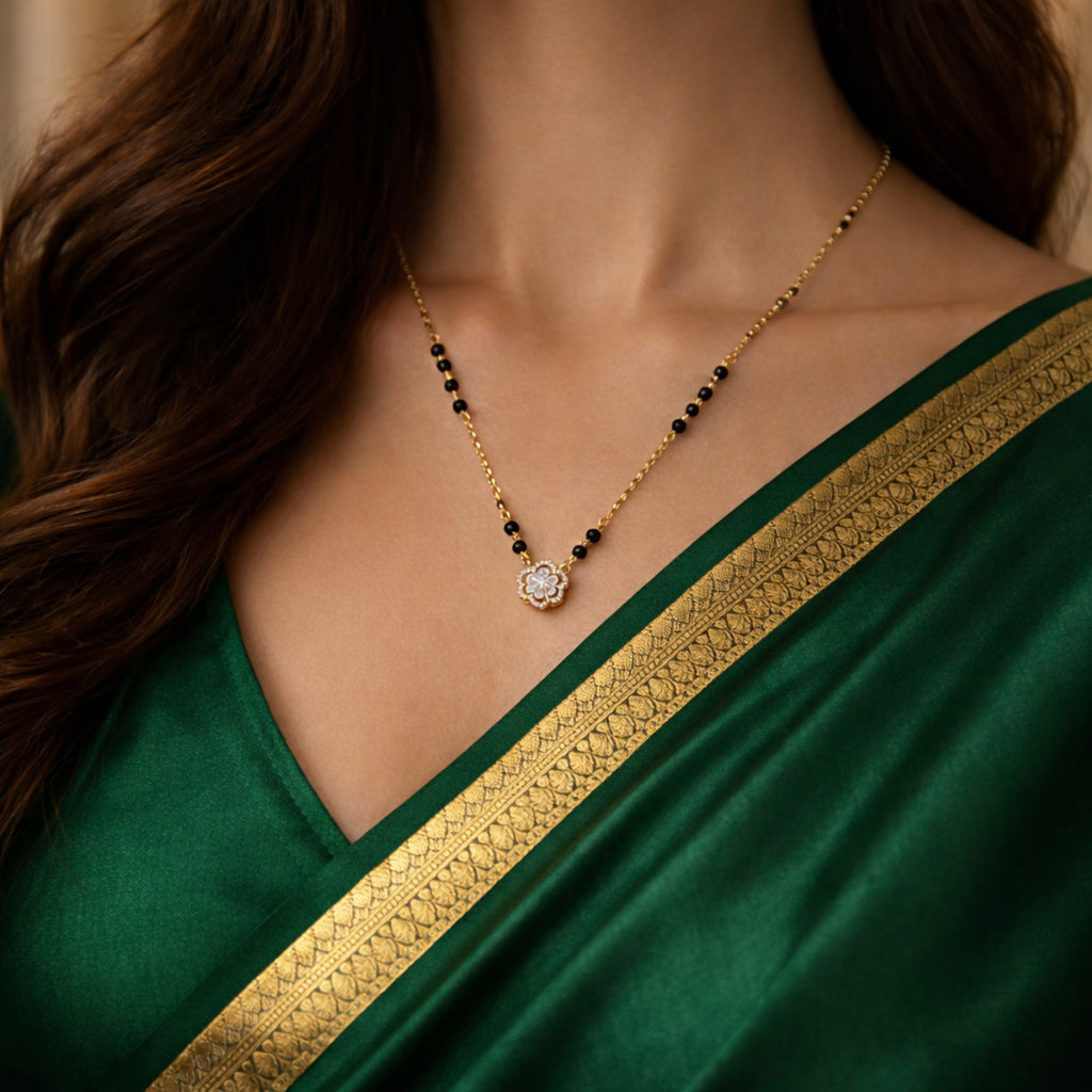 Floral Spark Mangalsutra