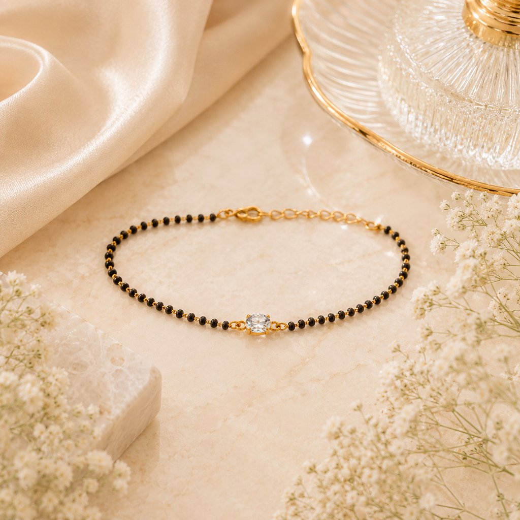Shravya Solitaire Mangalsutra Bracelet