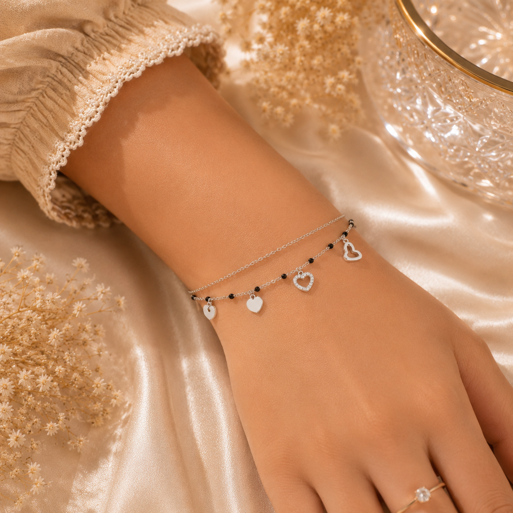 Heartline Charm Bracelet