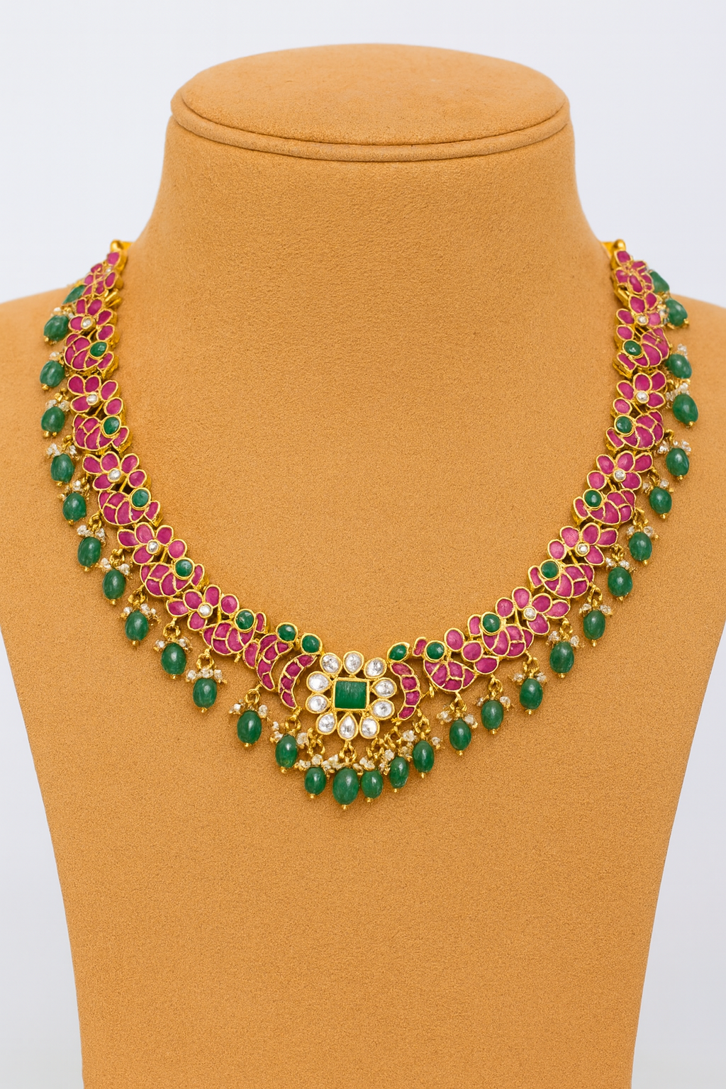 Emerald Green Drop Necklace