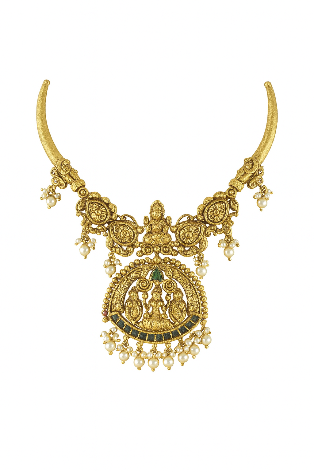 Divine Lakshmi Temple Necklace