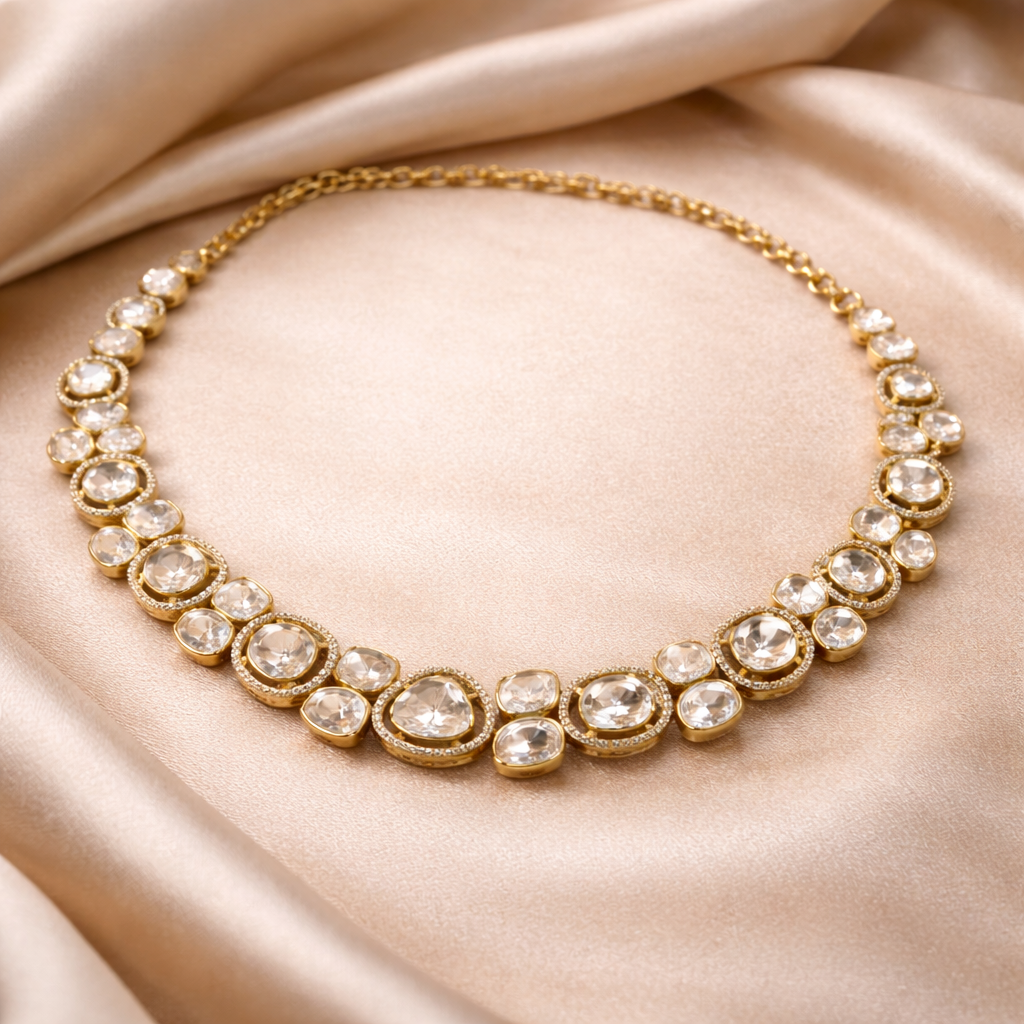 Rajvanshi Radiance Moissanite Necklace