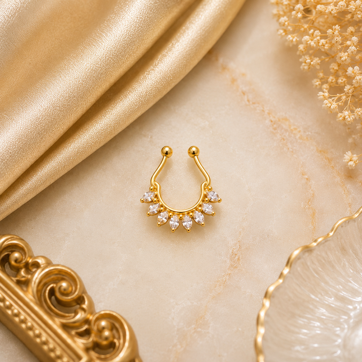 Vyanika Spark Septum Nose Pin