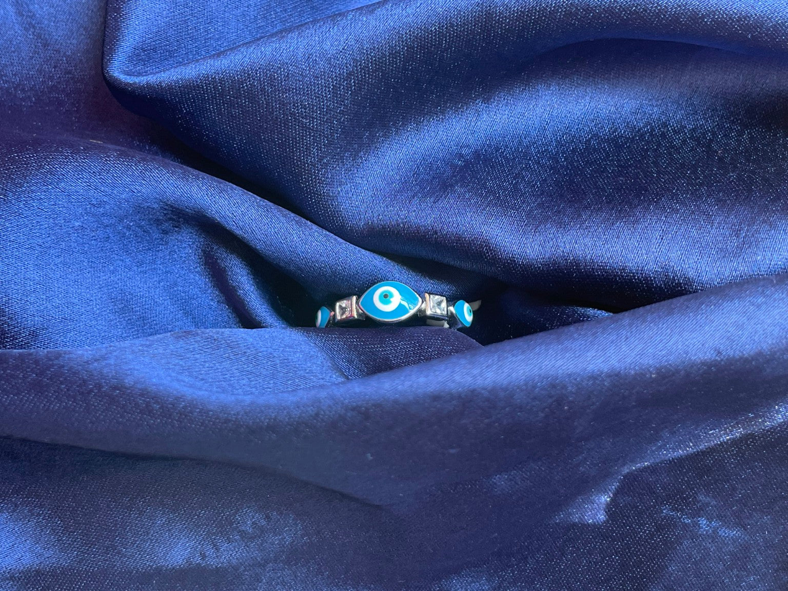 Blue Evileye Ring