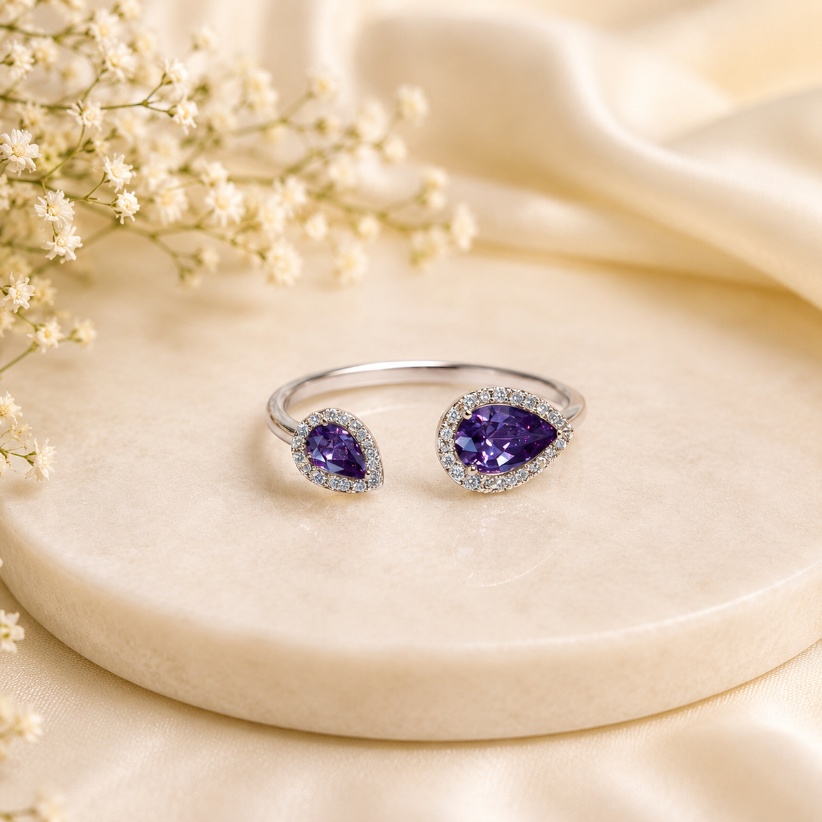 Padmika Adjustable Ring