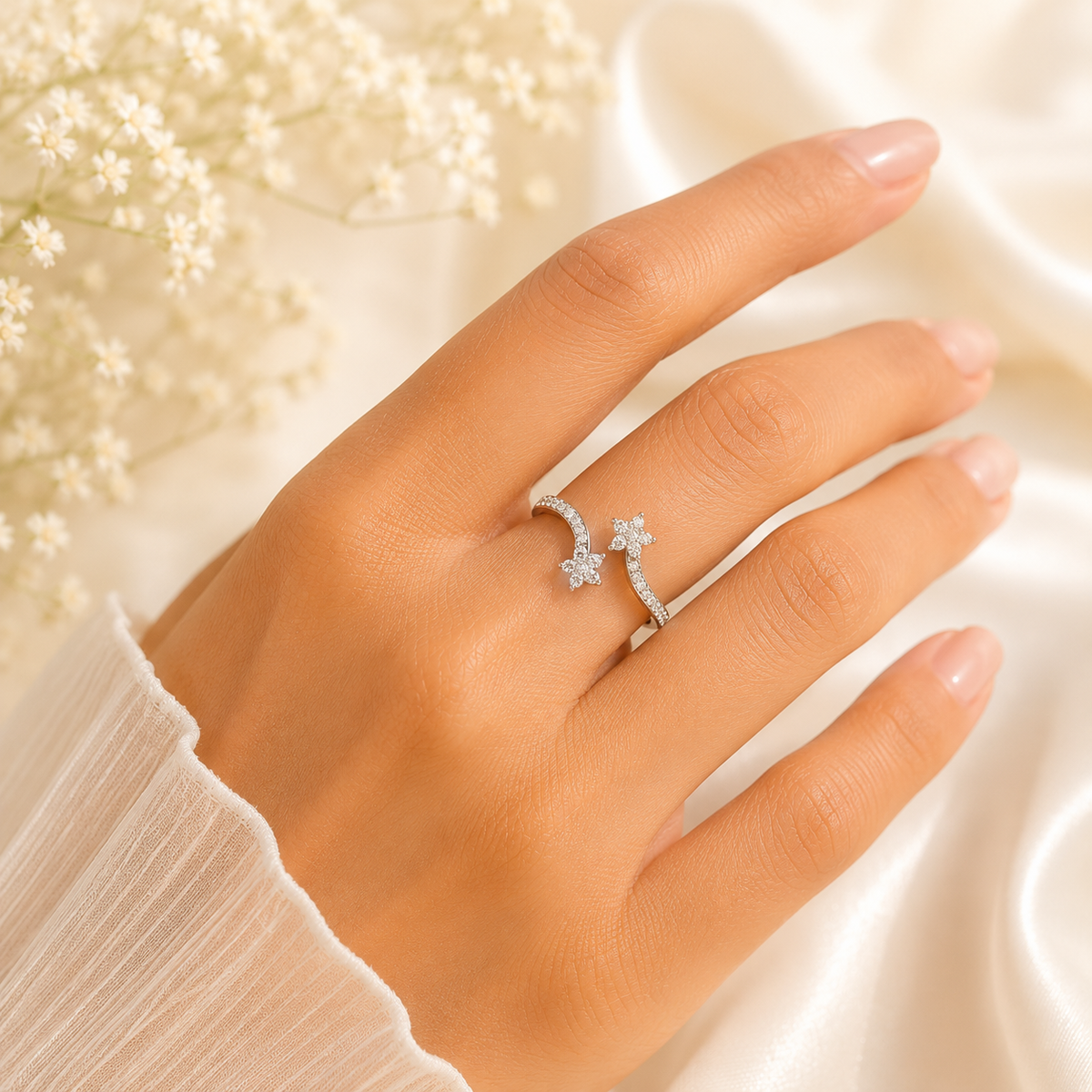 Pushpika Adjustable Ring