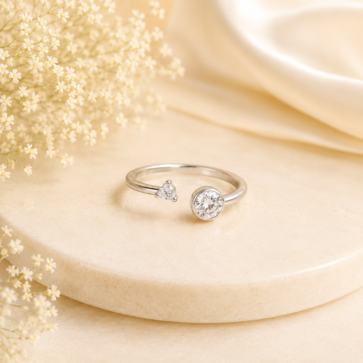 Tara Twin Spark Ring