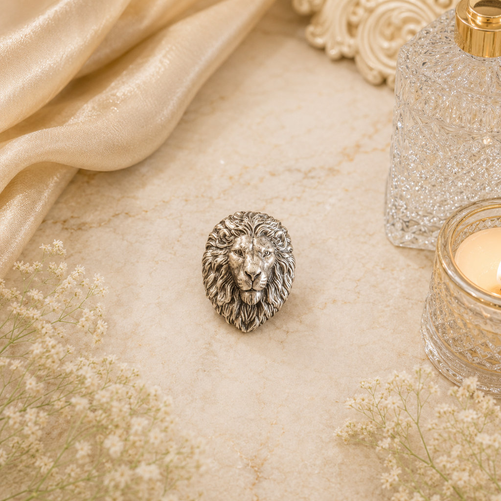 Simhraj Crest Button