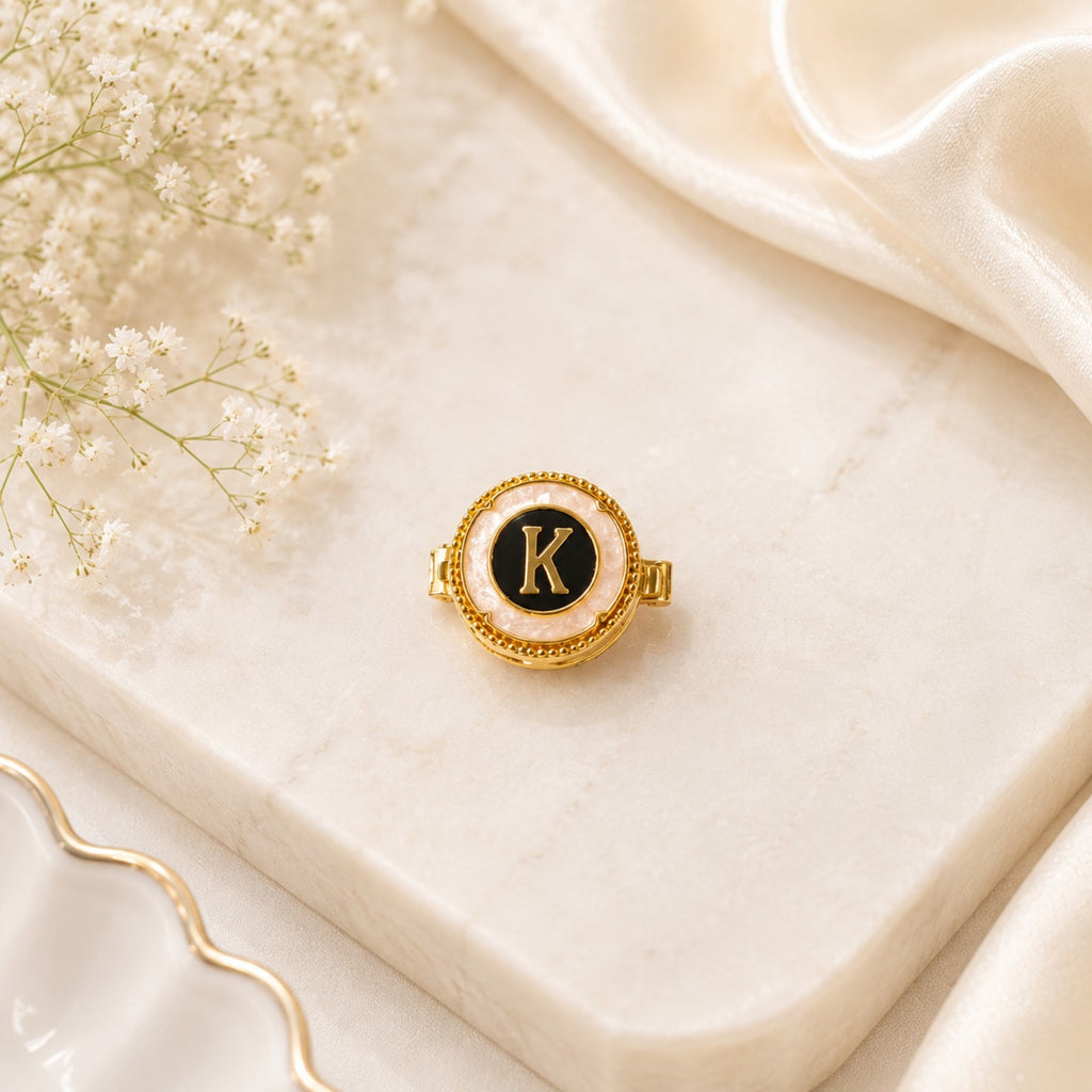 Regal Initial Shirt Button