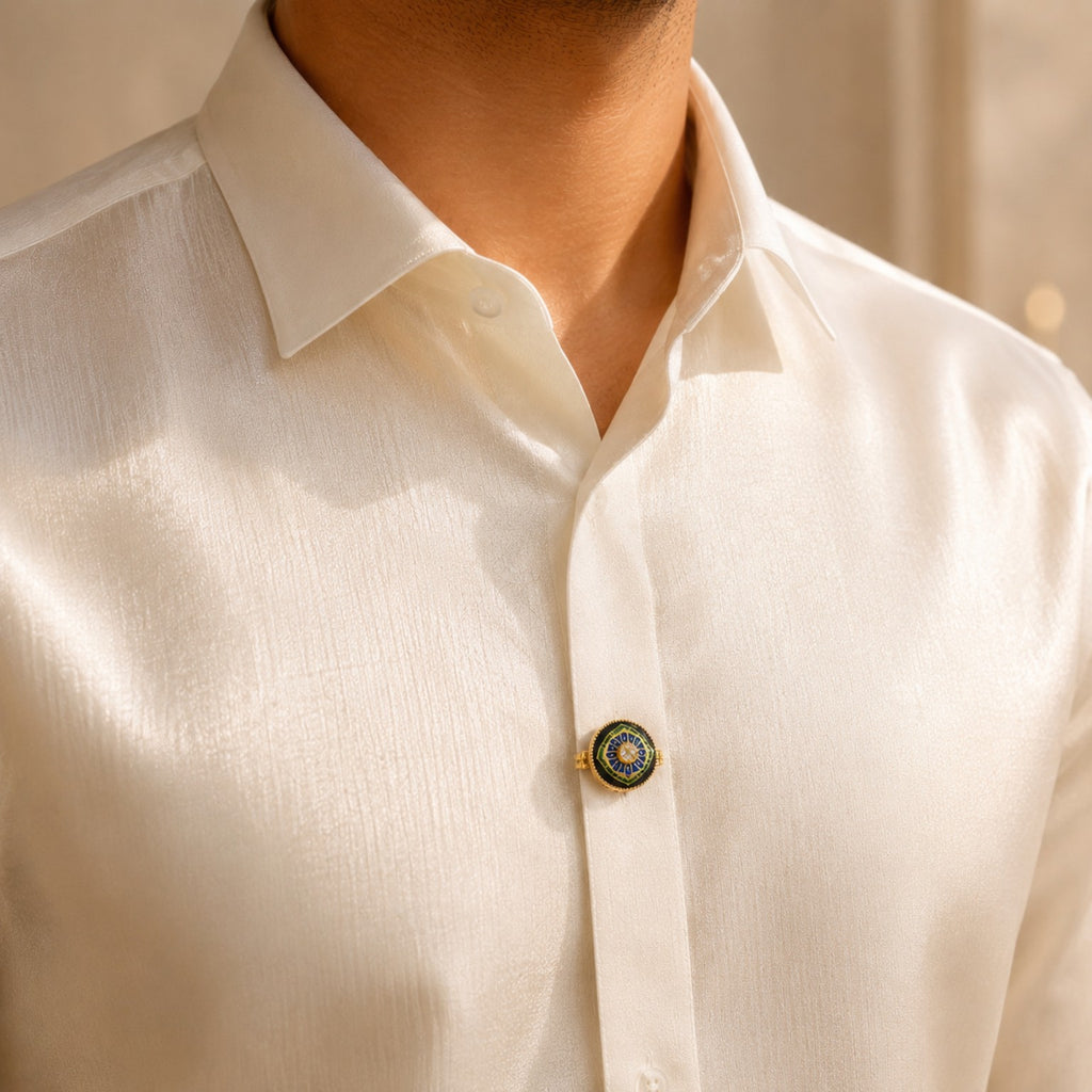 Rajsi Neel Button