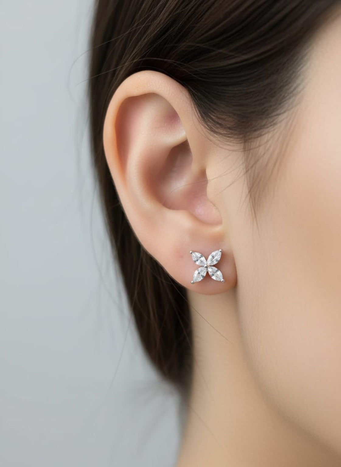 Crystal Bloom Stud