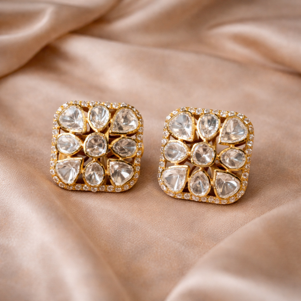 Aurora Square Studs
