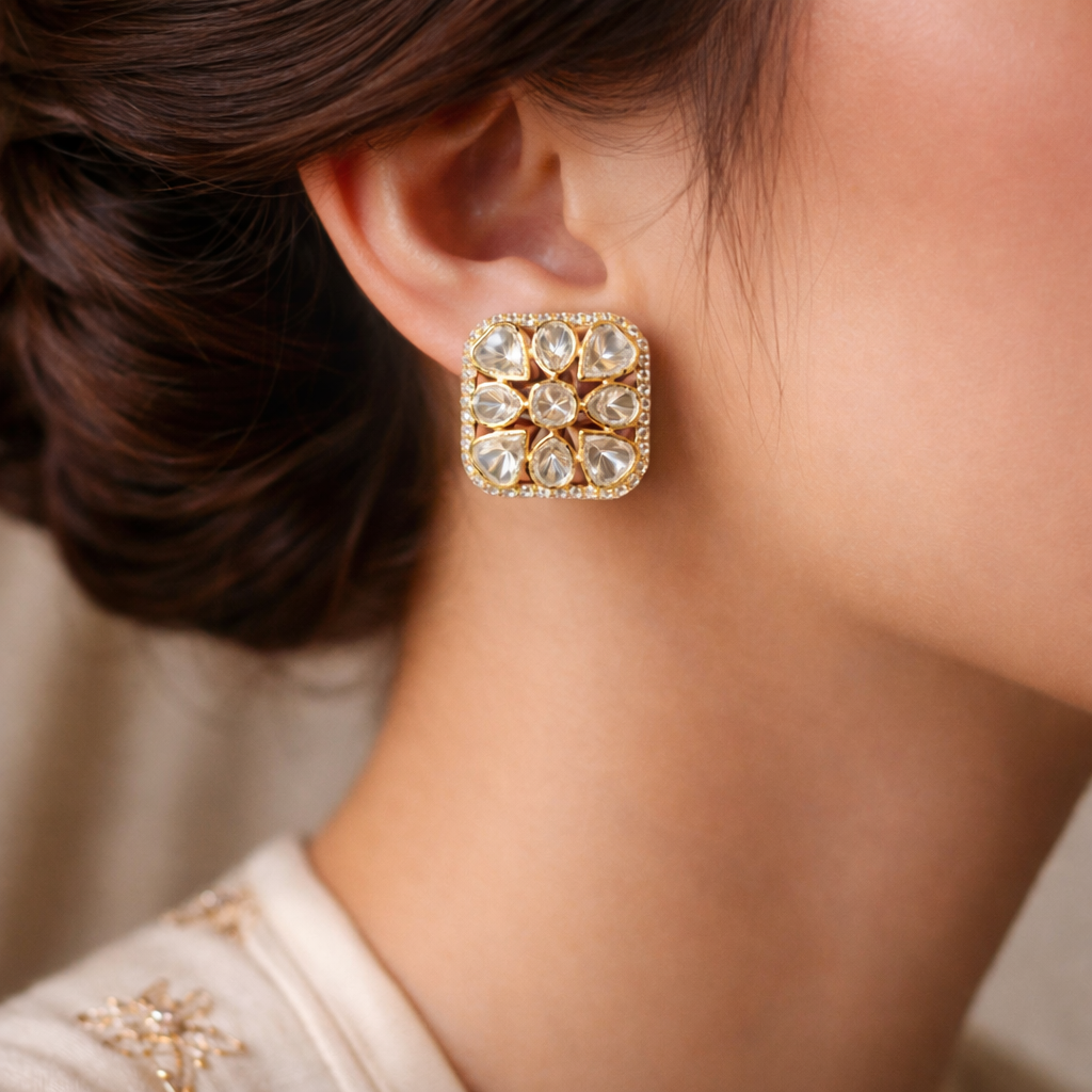 Aurora Square Studs