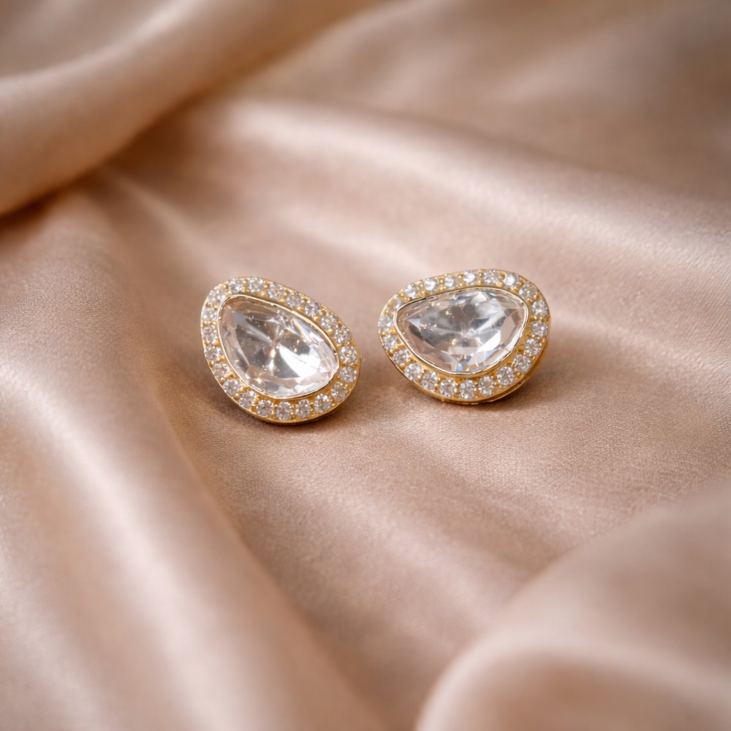 Luna Teardrop Studs