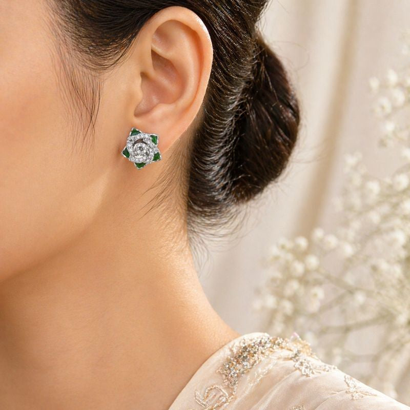 Verdant Bloom Studs