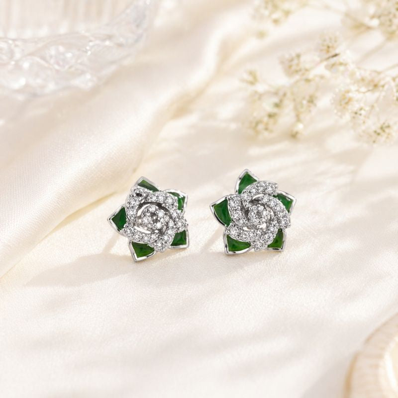 Verdant Bloom Studs
