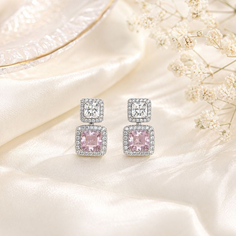 Blush Prism Drop Studs