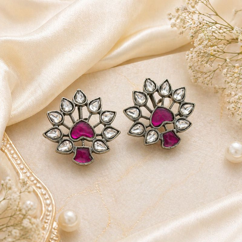 Roselle Radiance Studs