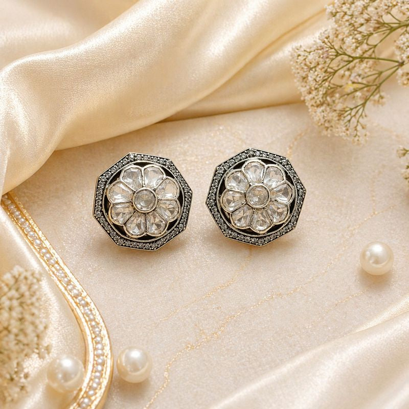 Luminara Moissanite Studs