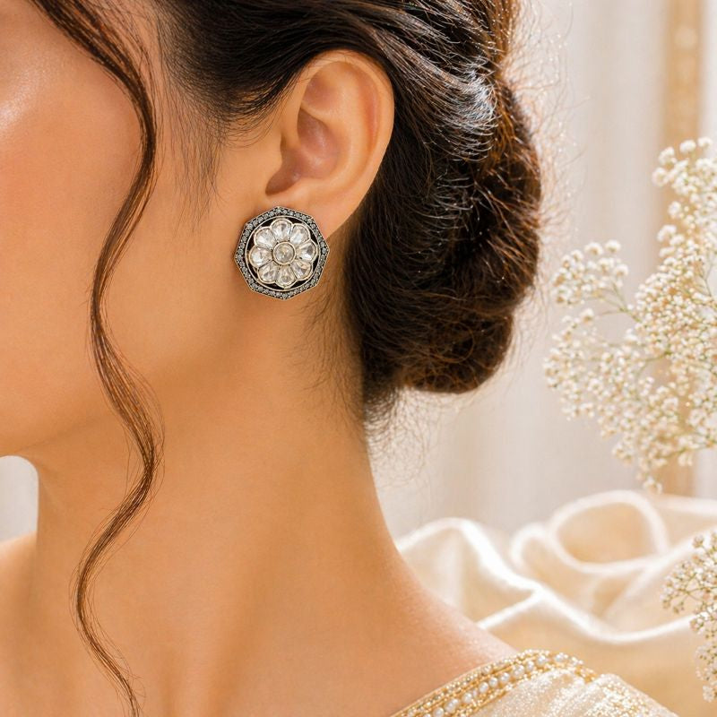 Luminara Moissanite Studs