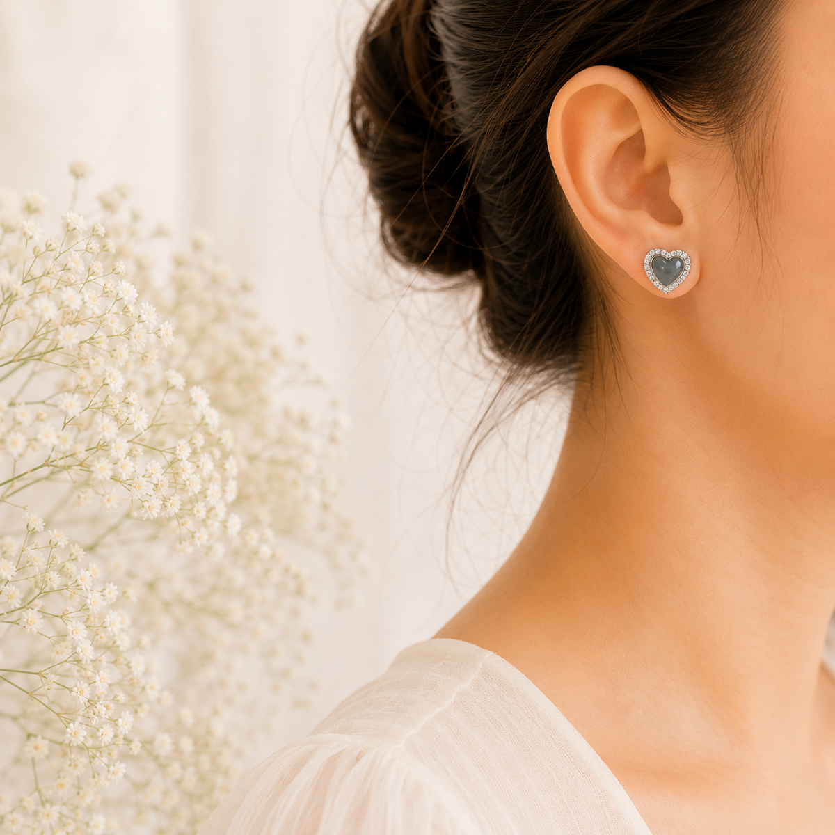Charulata Heart Studs