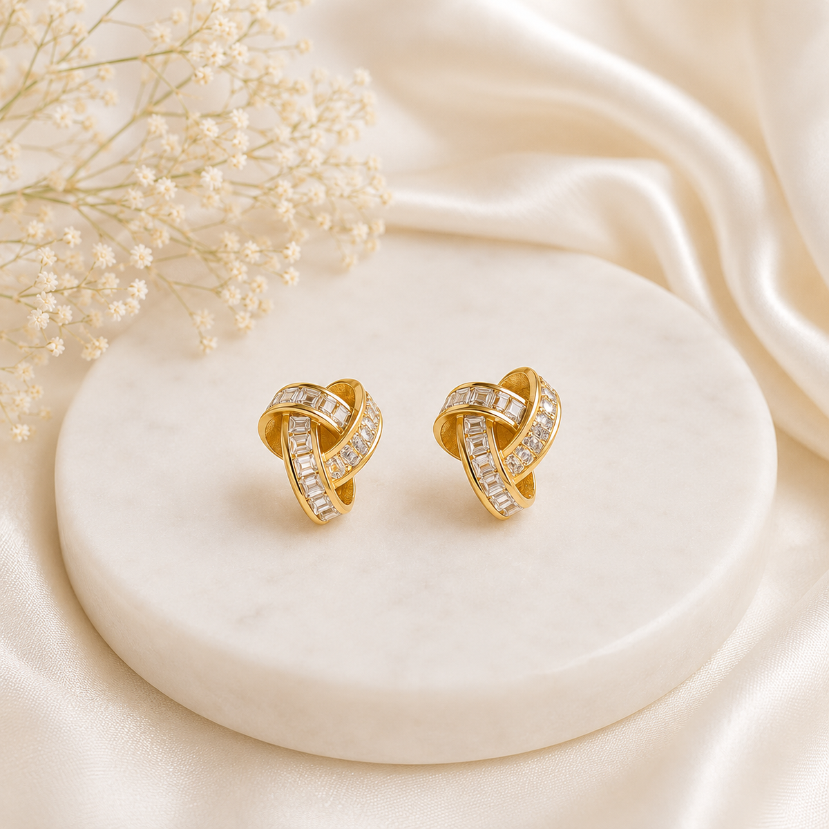 Advika Knot Studs