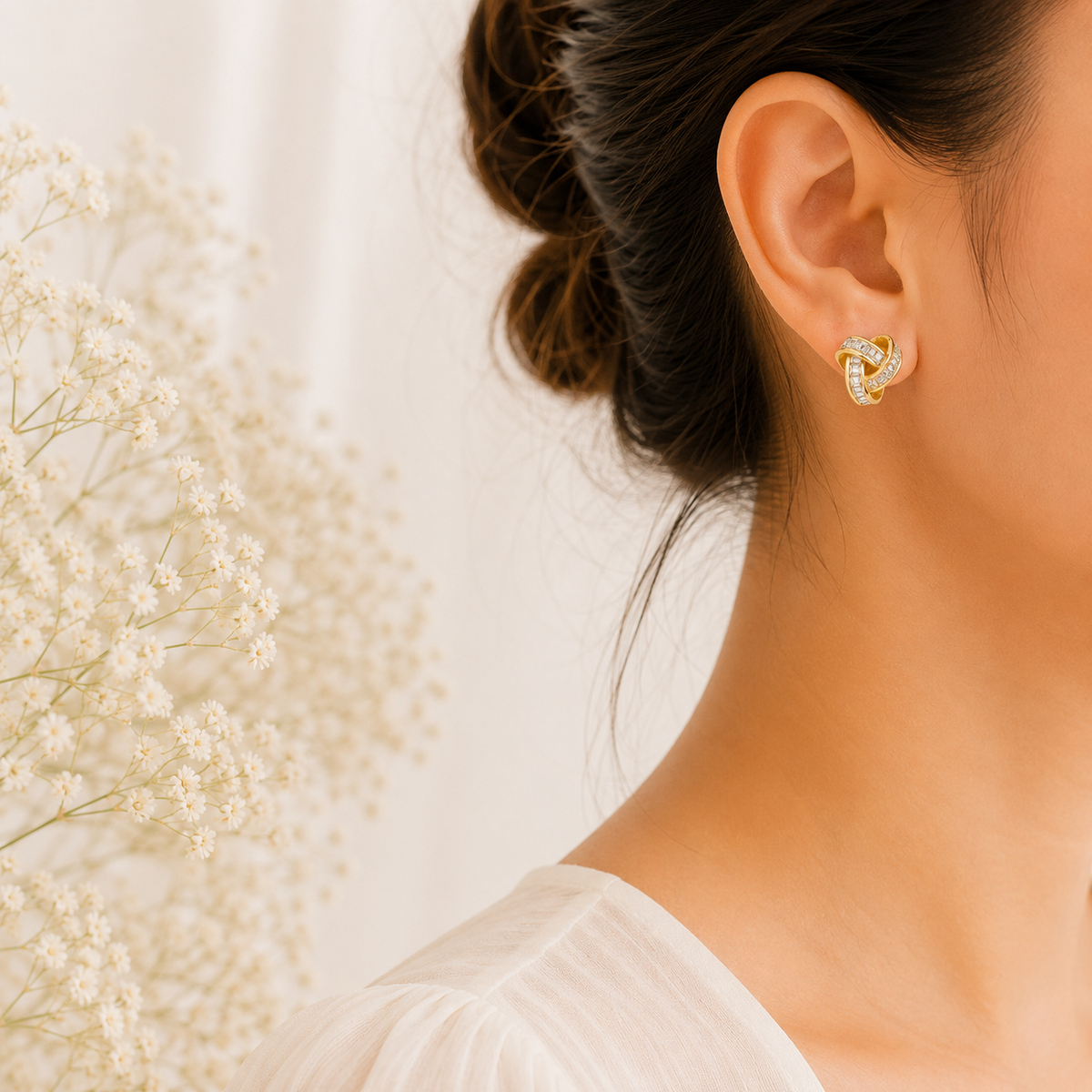 Advika Knot Studs