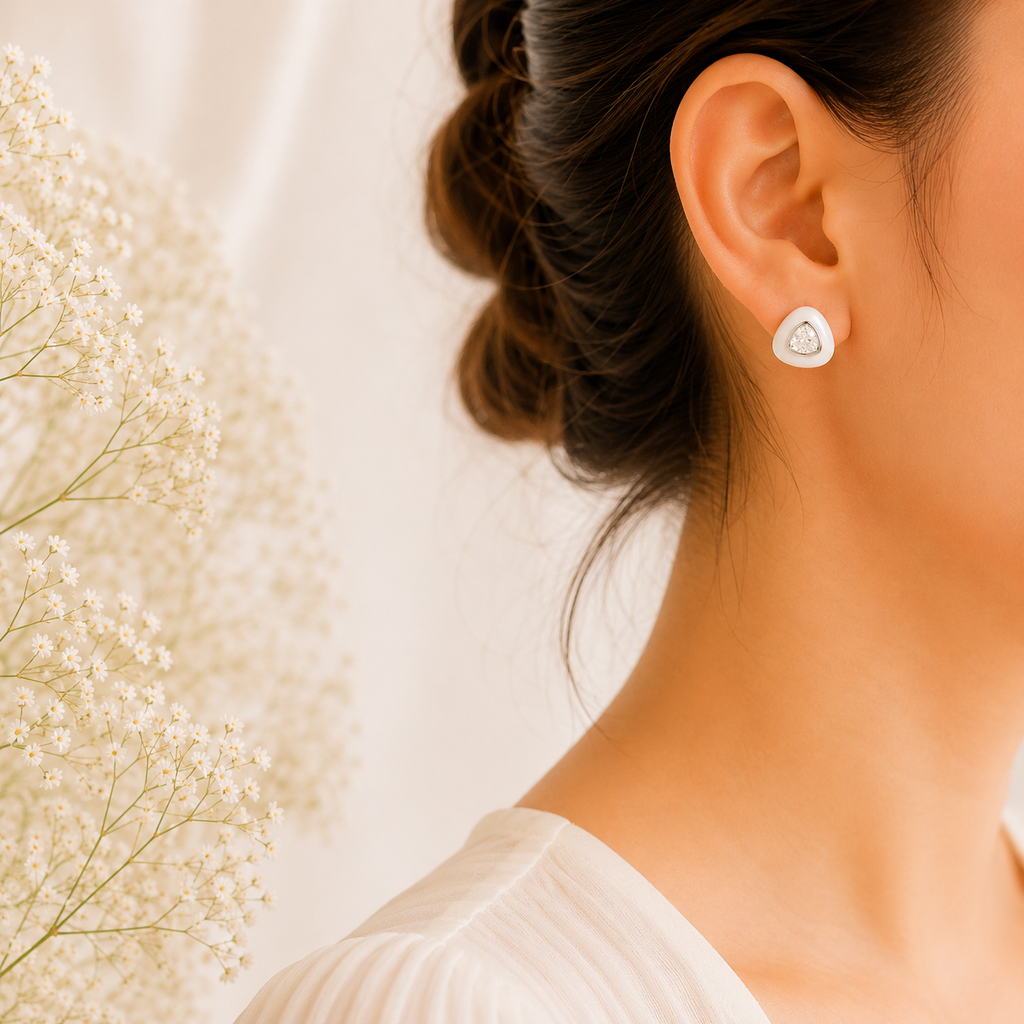 Triveni Pearl Studs