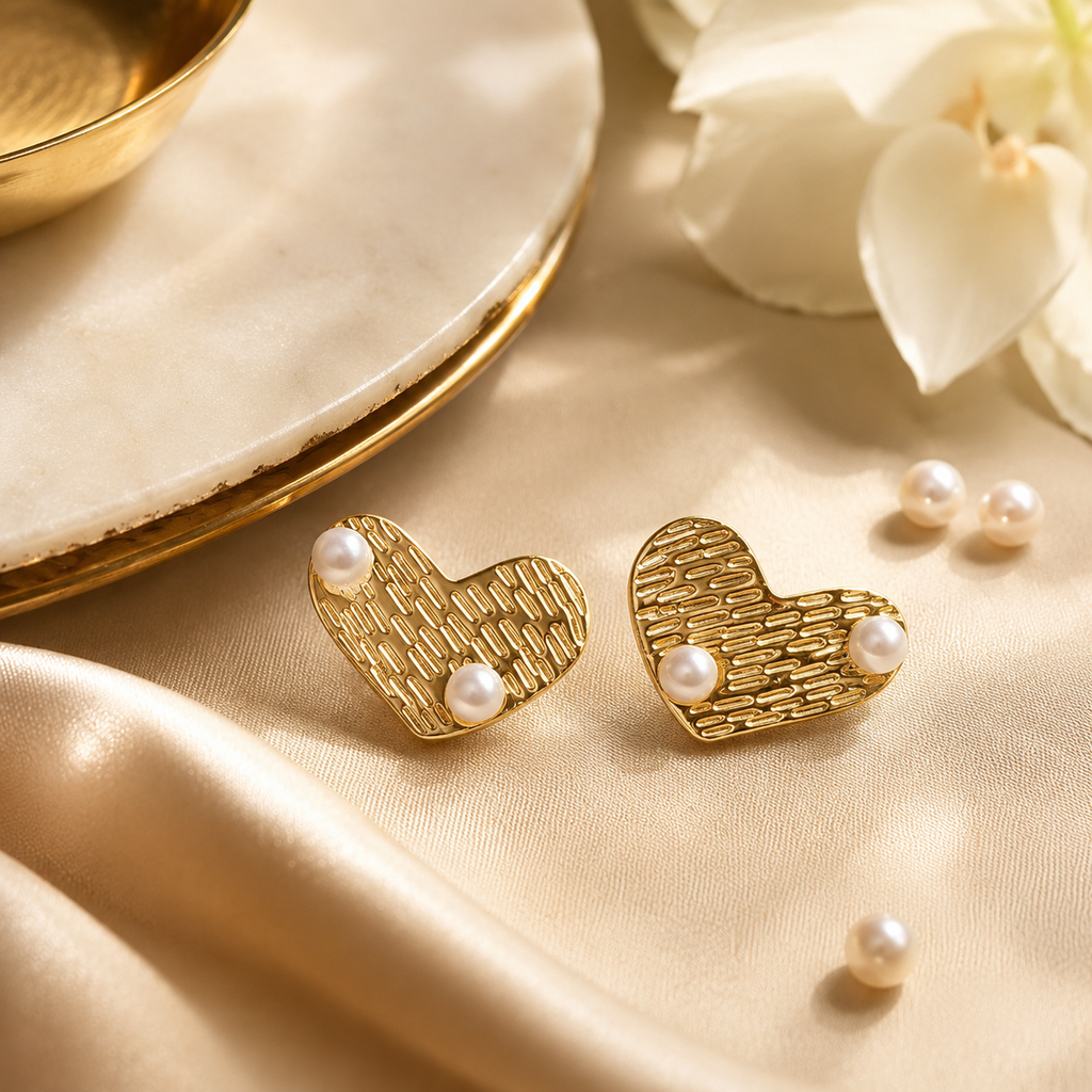 Hridaya Pearl Studs