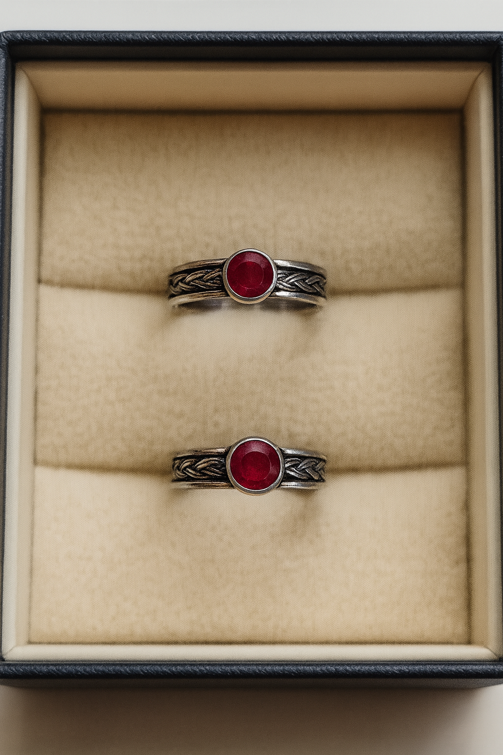 Vintage Ruby Band Toe Ring