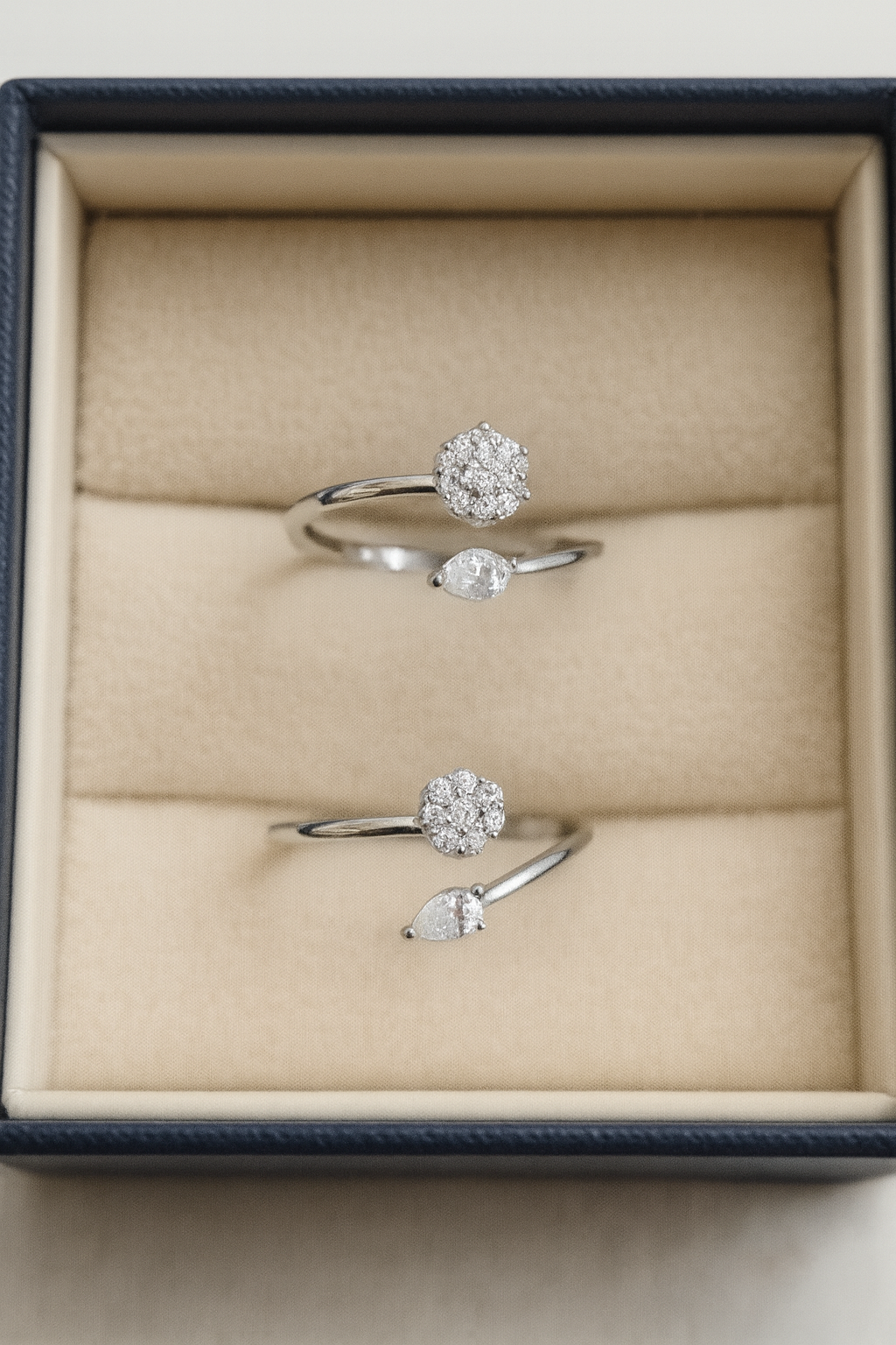 Crystal Bloom Toe Ring